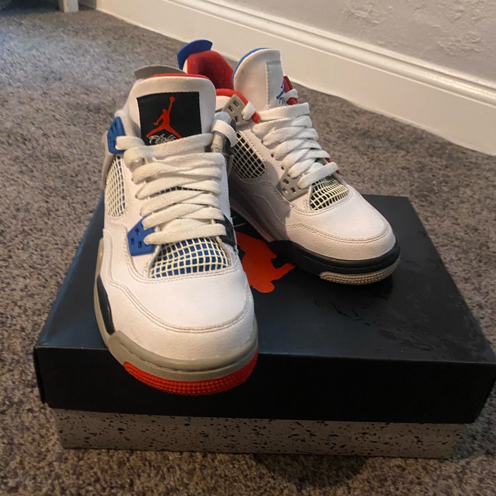 JORDAN 4 RETRO “What the 4” 6Y